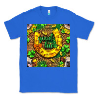 True Royal St. Patricks good luck with cow digital paper Classic Tee - BundleAndBundleShop