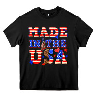 Black made in the usa Heavy Core Tee - NancyCooperArtShop