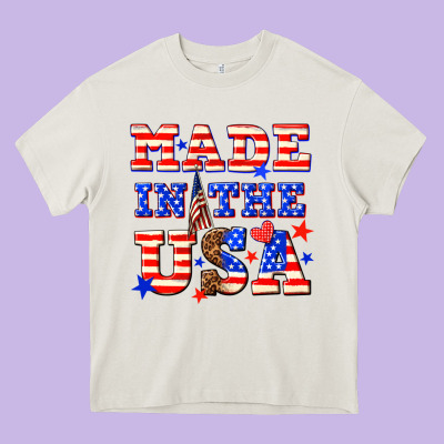 Made In The Usa Heavy Core Tee Designed By Nancycooperartshop