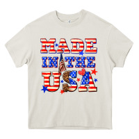Cream made in the usa Heavy Core Tee - NancyCooperArtShop