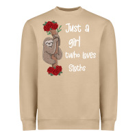 Mushroom just a girl who loves sloths Heavyweight Sweatshirt - Bettercallsaul