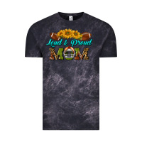 Cloud Black Western Loud And Proud Mom Vintage Tee - BundleAndBundleShop
