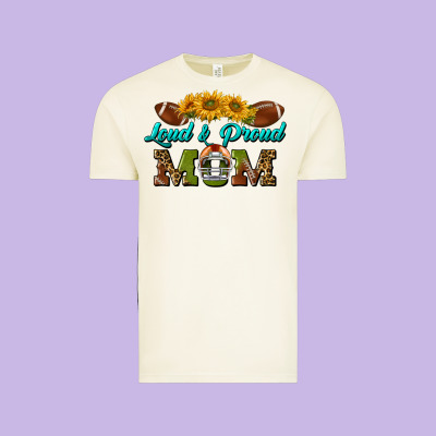 Western Loud And Proud Mom Vintage Tee Designed By Bundleandbundleshop