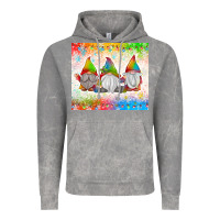 Cloud Rock christmas lights gnome Vintage Hoodie - MaliasSmallBusiness