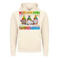 Vintage Artic christmas lights gnome Vintage Hoodie - MaliasSmallBusiness