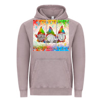 Vintage Zinc christmas lights gnome Vintage Hoodie - MaliasSmallBusiness
