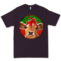 Plum Christmas Cow Premium Tee - Jasminsmagicworld