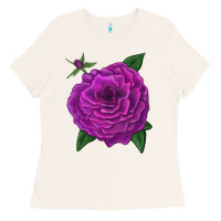 Bone Celestial Rose Ladies Tee - LillyAllenDesigns