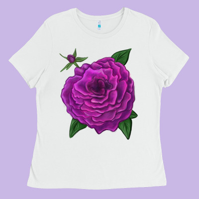 Celestial Rose Ladies Tee Designed By Lillyallendesigns