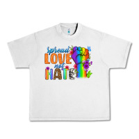 Lunar Rock Spread Love Not Hate Urban Heavy Tee - BundleAndBundleShop