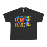 Pigment Black Spread Love Not Hate Urban Heavy Tee - BundleAndBundleShop