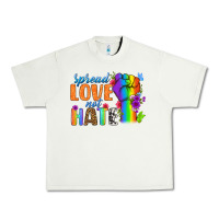 Pistachio Spread Love Not Hate Urban Heavy Tee - BundleAndBundleShop