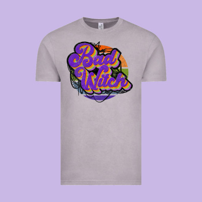 Bad Witch Vintage Tee Designed By Jahusdesignshop