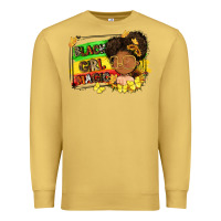 Antique Gold black girl magic Premium Sweatshirt - FaDigitalArtStudio