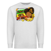 Oatmeal Heather black girl magic Premium Sweatshirt - FaDigitalArtStudio