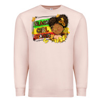 Pale Pink black girl magic Premium Sweatshirt - FaDigitalArtStudio