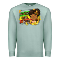 Seafoam black girl magic Premium Sweatshirt - FaDigitalArtStudio