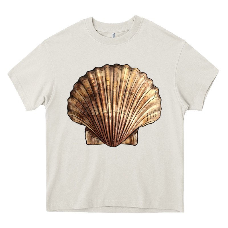 Japanese Scallop Shell Heavy Core Tee by LillyAllenDesigns | Teevron