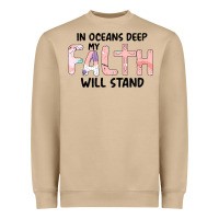 Mushroom Oceans Deep My Faith Will Stand Heavyweight Sweatshirt - Bettercallsaul