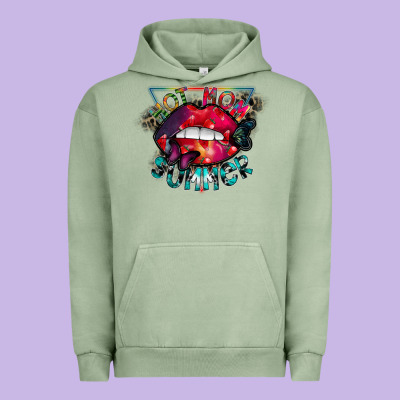 Hot Mom Summer Urban Hoodie Designed By Cowhidedigitalart