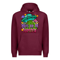 Burgundy boys go to jupiter olıvıa Premium Hoodie - OliviaCreatesArt