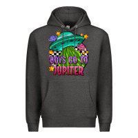 Charcoal Heather boys go to jupiter olıvıa Premium Hoodie - OliviaCreatesArt
