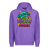 Purple boys go to jupiter olıvıa Premium Hoodie - OliviaCreatesArt