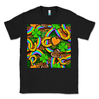 Black St. Patricks rainbow seamless Classic Tee - BundleAndBundleShop