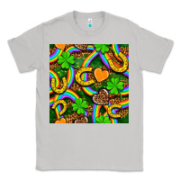 Moon Dust St. Patricks rainbow seamless Classic Tee - BundleAndBundleShop
