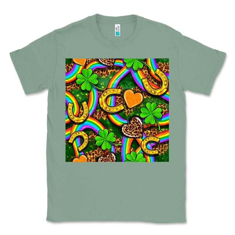 St. Patricks Rainbow Seamless Classic Tee by BundleAndBundleShop | Teevron