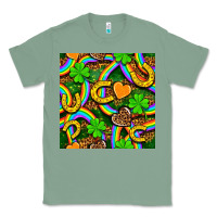 Sage St. Patricks rainbow seamless Classic Tee - BundleAndBundleShop