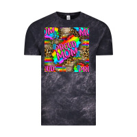 Cloud Black Pride LGBTQ+ Proud Mom With Leoapard Patterns Vintage Tee - BundleAndBundleShop
