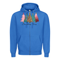 True Royal christmas trees Zipper Hoodie - CowGirlArtShop