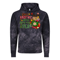 Cloud Black deer santa please bring me tea Vintage Hoodie - MaliasSmallBusiness