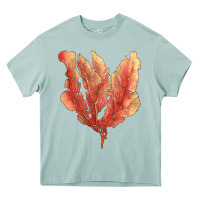 Arona pink venus fan sea coral Heavy Core Tee - LillyAllenDesigns