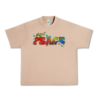 Burro Lgbtq Peace With Daisy Urban Heavy Tee - BundleAndBundleShop