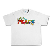 Lunar Rock Lgbtq Peace With Daisy Urban Heavy Tee - BundleAndBundleShop