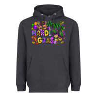 Smoke Happy Mardi Gras Heavyweight Hoodie - FaDigitalArtStudio