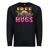 Black Free Mom hugs Premium Sweatshirt - FaDigitalArtStudio