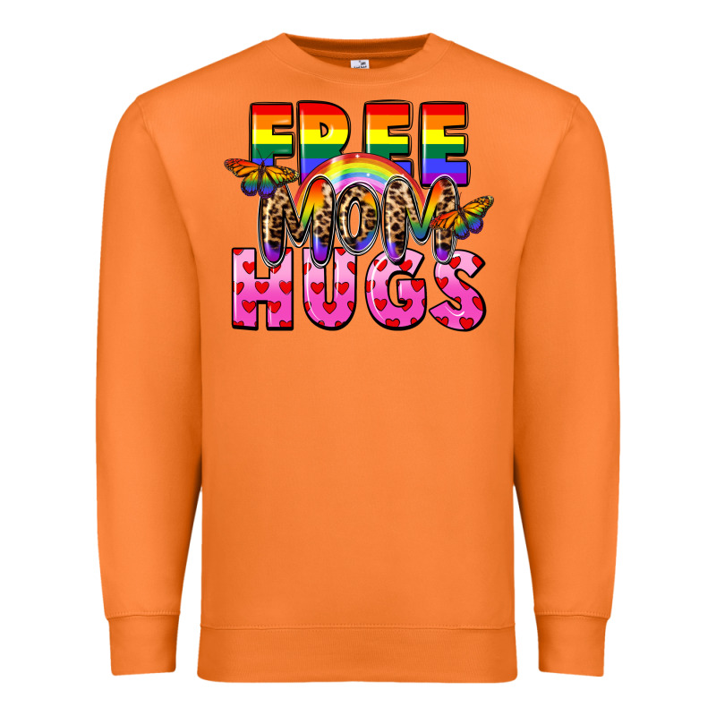 Free Mom Hugs Premium Sweatshirt by FaDigitalArtStudio | Teevron