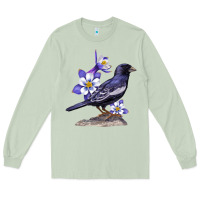 Matcha Colorado Lark Mountain Bunting Bird Long Sleeve Tee - Bettercallsaul