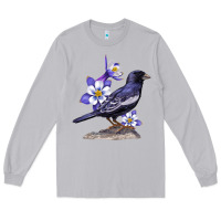 Moon Dust Colorado Lark Mountain Bunting Bird Long Sleeve Tee - Bettercallsaul