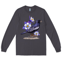 Smoke Colorado Lark Mountain Bunting Bird Long Sleeve Tee - Bettercallsaul