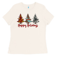 Bone happy holidays christmas trees Ladies Tee - Jasminsmagicworld