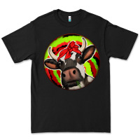 Black Christmas Cow Premium Tee - Jasminsmagicworld