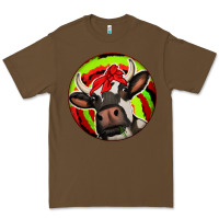Cacao Christmas Cow Premium Tee - Jasminsmagicworld