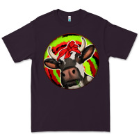 Plum Christmas Cow Premium Tee - Jasminsmagicworld