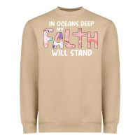 Mushroom Oceans Deep My Faith Will Stand Heavyweight Sweatshirt - Bettercallsaul