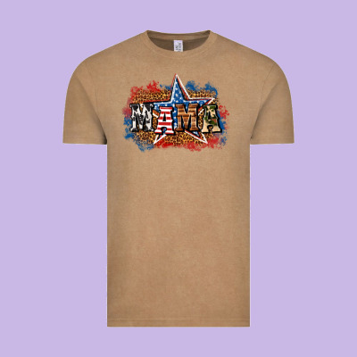Patriotic Mama Vintage Tee Designed By Bundleandbundleshop