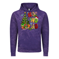 Cloud Purple ho ho ho christmas Vintage Hoodie - MaliasSmallBusiness